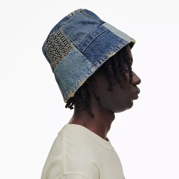Marc Jacobs Bucket Hat Patchwork Boho Fun - Picture 2 of 5